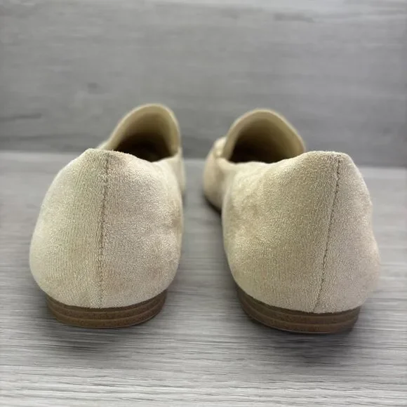 MUSSHOE Loafers for Women Comfortable Pointed Toe SIZE 8.5 Tan Casual Formal - Picture 3 of 12